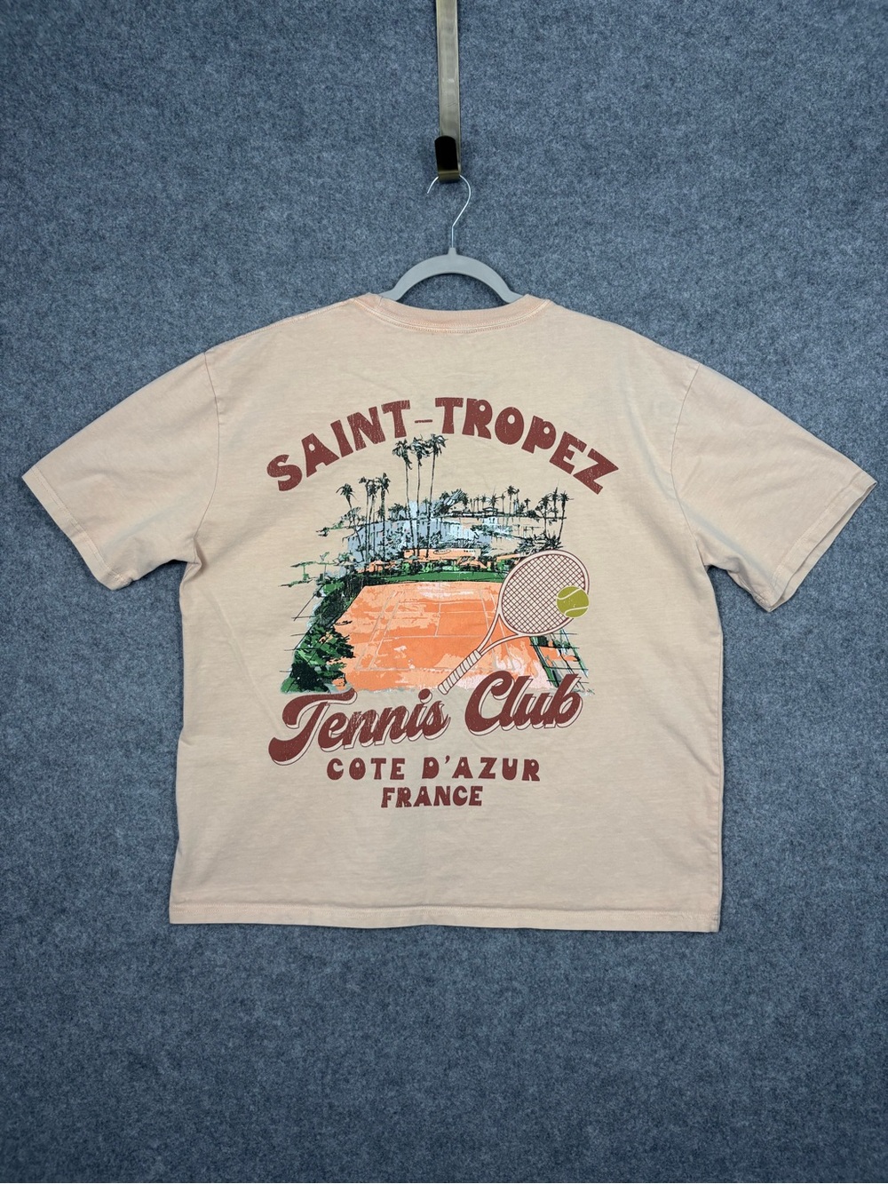 Saint Tropez Tennis Club Cote D’Azur France Graphic Tee